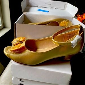 Girls Gold Heel